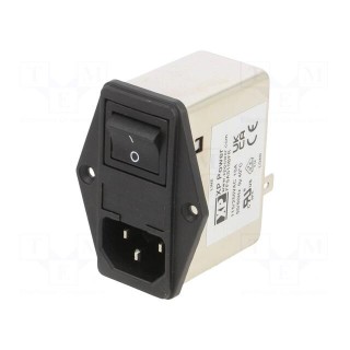 Connector: AC supply | socket | male | 10A | 250VAC | IEC 60320 | C14 (E)