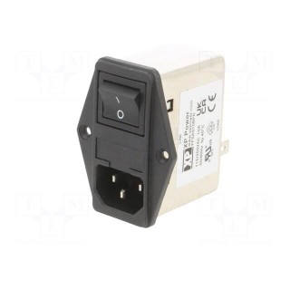 Connector: AC supply | socket | male | 10A | 250VAC | IEC 60320 | C14 (E)