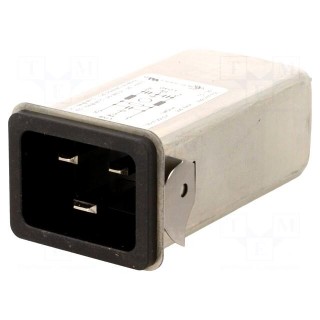 Connector: AC supply | socket | male | 16A | 250VAC | IEC 60320 | 0.6mH