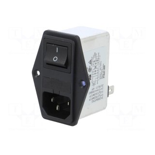 Connector: AC supply | socket | male | 2A | 250VAC | IEC 60320 | -25÷85°C