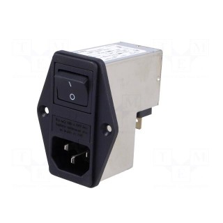 Connector: AC supply | socket | male | 2A | 250VAC | IEC 60320 | -25÷85°C
