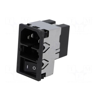 Connector: AC supply | socket | male | 2A | 250VAC | IEC 60320 | C14 (E)