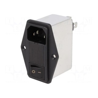 Connector: AC supply | socket | male | 2A | 250VAC | IEC 60320 | -25÷85°C