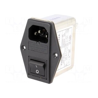 Connector: AC supply | socket | male | 4A | 250VAC | IEC 60320 | -25÷85°C