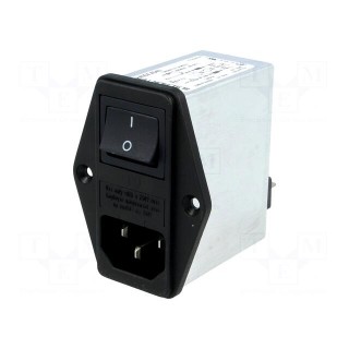 Connector: AC supply | socket | male | 4A | 250VAC | IEC 60320 | -25÷85°C