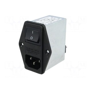 Connector: AC supply | socket | male | 4A | 250VAC | IEC 60320 | -25÷85°C