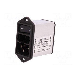 Connector: AC supply | socket | male | 4A | 250VAC | IEC 60320 | 1.5mH