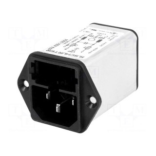 Connector: AC supply | socket | male | 6A | 250VAC | IEC 60320 | 0.8mH