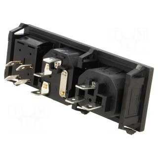 Connector: AC supply | socket | male,female | 10A | 250VAC | IEC 60320