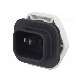 Connector: AC supply | 4.8x0,8mm connectors | male | 4761 | 10A | PIN: 3