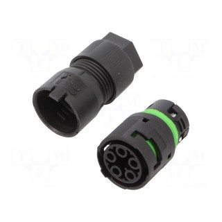 Connector: AC supply | screw terminal | female | 8÷11.5mm | 16A | 400V