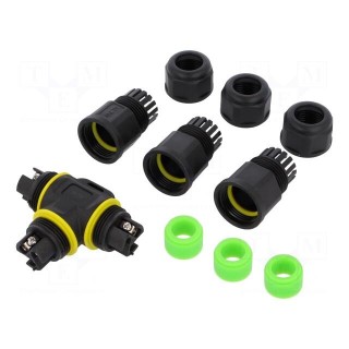 Connector: AC supply | screw terminal | 8.6÷10.5mm | 0.75÷2.5mm2