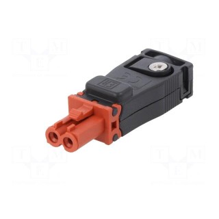 Connector: AC supply | screw terminal | female | EPN2 | 0.5÷1.5mm2