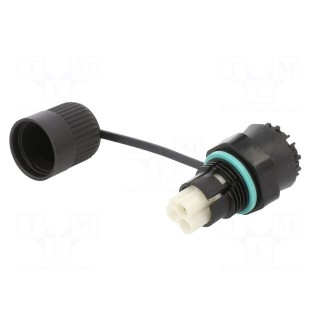 Connector: AC supply | screw terminal | female | TH386 | 400V | ways: 3