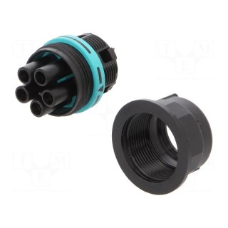 Connector: AC supply | screw terminal | female | TH387 | 0.25÷1.5mm2