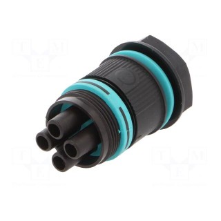 Connector: AC supply | screw terminal | female | TH387 | 0.5÷4mm2