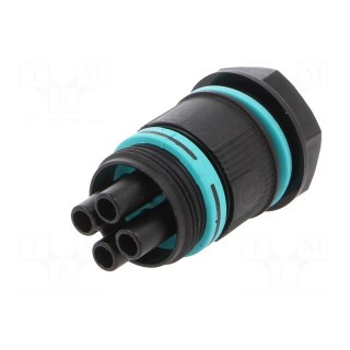 Connector: AC supply | screw terminal | female | TH387 | 0.5÷4mm2