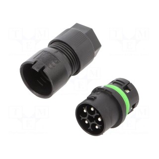 Connector: AC supply | screw terminal | male | 8÷11.5mm | 0.5÷1.5mm2