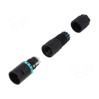 Connector: AC supply | screw terminal | male | TH381 | 5.8÷6.9mm | 400V