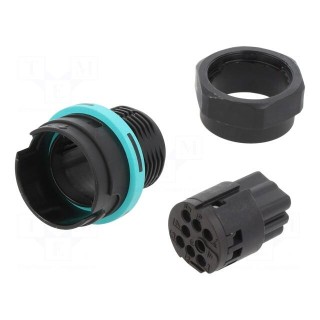 Connector: AC supply | screw terminal | male | TH406 | 0.5÷1mm2 | 400V