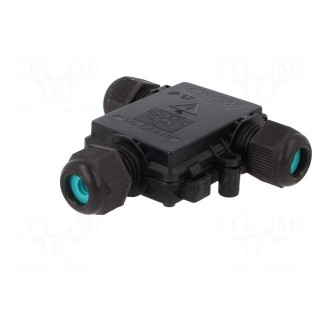 Connector: AC supply | screw terminal | TH200 | 2.5÷9.5mm | 250V | IP67