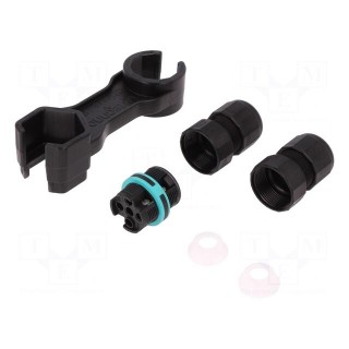 Connector: AC supply | screw terminal | TH391 | 7÷12mm | 4mm2 | 450V