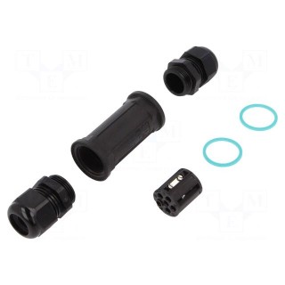 Connector: AC supply | screw terminal | TH400 | 8÷17mm | 0.5÷4mm2