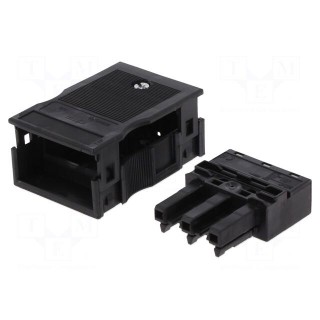 Connector: pluggable terminal block | spring clamp | female | 25A