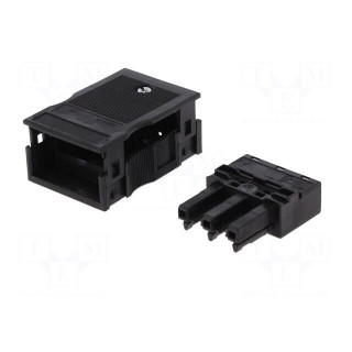 Connector: pluggable terminal block | spring clamp | female | 25A