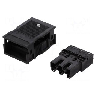 Connector: pluggable terminal block | spring clamp | male | 25A