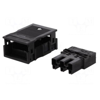 Connector: pluggable terminal block | spring clamp | male | 25A