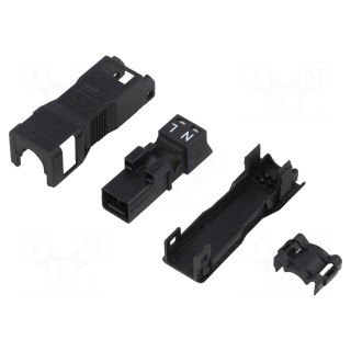 Connector: pluggable terminal block | spring clamp | male | 890