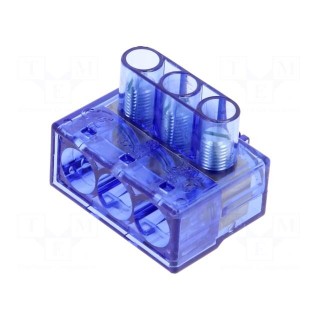 Terminal block | screw terminal | 16÷35mm2 | 750V | ways: 1 | for cable