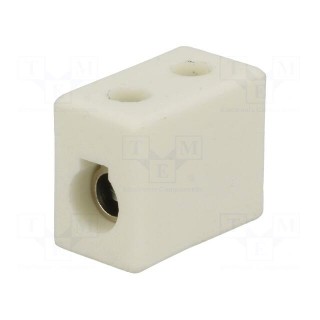 Terminal block | screw terminal | 16mm2 | 450V | 76A | ways: 1 | H: 22mm