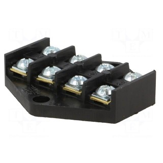 Terminal block | screw terminal | 2.5mm2 | 450V | 16A | ways: 4 | Mat: PA6