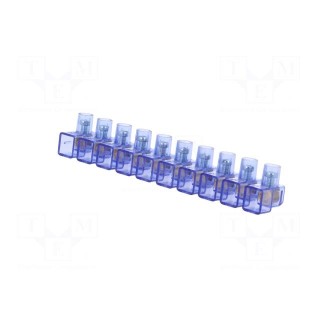 Terminal block | screw terminal | 2.5mm2 | 450V | ways: 10 | for cable