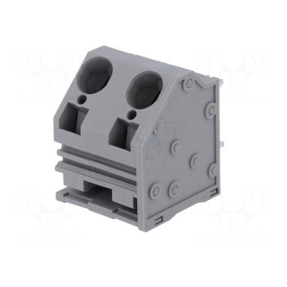 PCB terminal block | angled | 15mm | ways: 2 | on PCBs | 0.2÷16mm2 | 65A