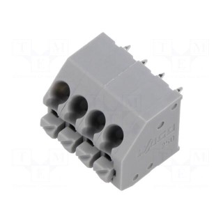 PCB terminal block | angled | 3.5mm | ways: 4 | on PCBs | 0.2÷1.5mm2