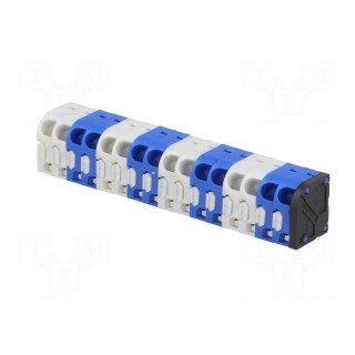 PCB terminal block | angled 45° | 3.5mm | ways: 16 | on PCBs | 0.75mm2