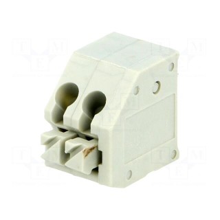 PCB terminal block | angled 45° | 3.5mm | ways: 2 | on PCBs | 0.75mm2
