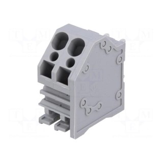 PCB terminal block | angled | 5mm | ways: 2 | on PCBs | 0.2÷4mm2 | tinned