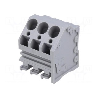 PCB terminal block | angled | 7.5mm | ways: 3 | on PCBs | 0.2÷6mm2 | 30A