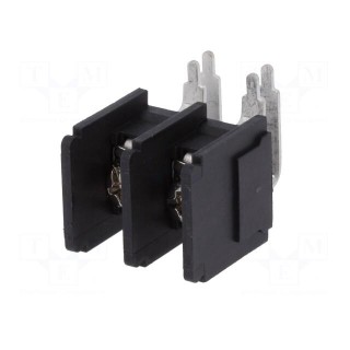 PCB terminal block | angled 90° | 11mm | ways: 2 | on PCBs | 4mm2 | 32A
