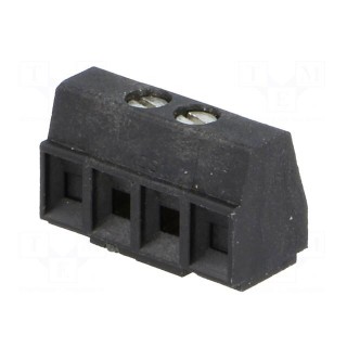 PCB terminal block | angled 90° | 3.81mm | ways: 2 | on PCBs,screw