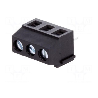 PCB terminal block | angled 90° | 3.81mm | ways: 3 | on PCBs | 1.5mm2