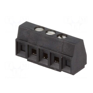 PCB terminal block | angled 90° | 3.81mm | ways: 3 | on PCBs,screw