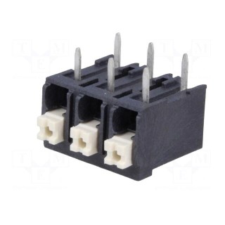 PCB terminal block | angled 90° | 5mm | ways: 3 | on PCBs | 0.2÷1.5mm2