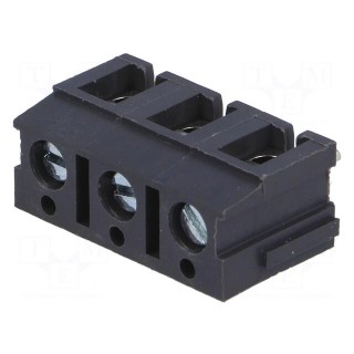PCB terminal block | angled 90° | 7.5mm | ways: 3 | on PCBs | 2.5mm2