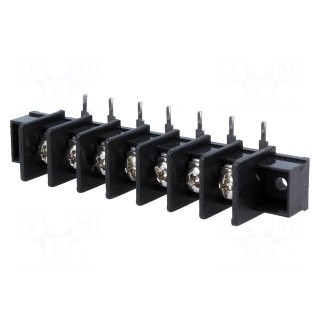 PCB terminal block | angled 90° | 9.5mm | ways: 7 | 4mm2 | 22AWG÷12AWG