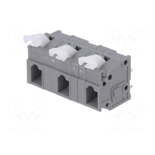 PCB terminal block | straight | 10mm | ways: 3 | on PCBs | 0.2÷2.5mm2